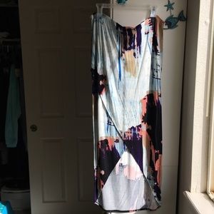 Mossimo high low maxi skirt